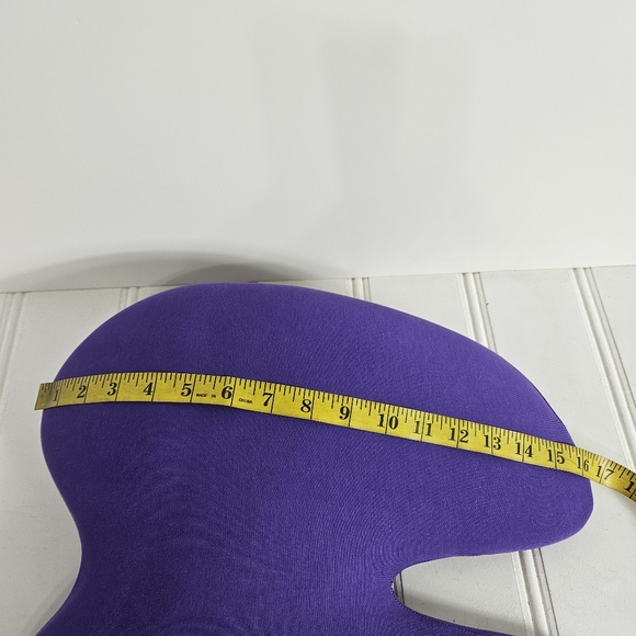 Cushion Lab Back Relief Lumbar Pillow Purple Dense Memory Foam - Picture 10 of 11